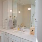 Master Bathroom custom cabinets. Saint Charles, IL Residence